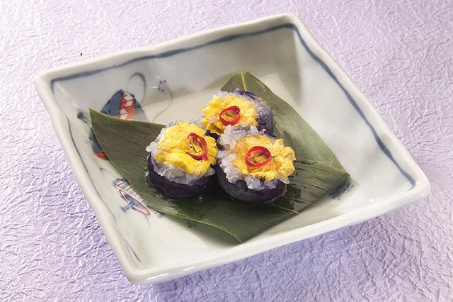 なすの花ずし(なすのはなずし)