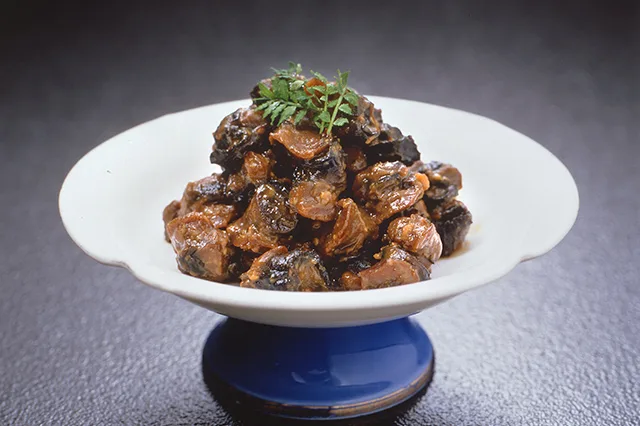 田にしの味噌煮(たにしのみそに)