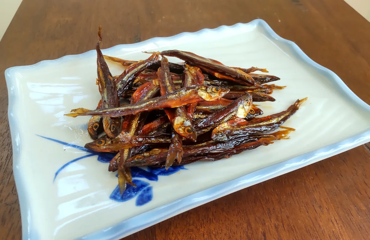 ワカサギの甘露煮(わかさぎのかんろに)