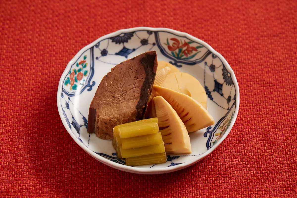 たけのことふき・生節の炊いたん